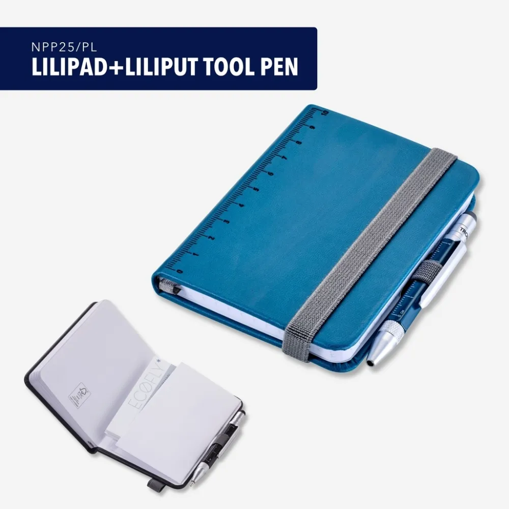 Notizblock LILIPAD+LILIPUT TOOL PEN, petrol – Bild 7
