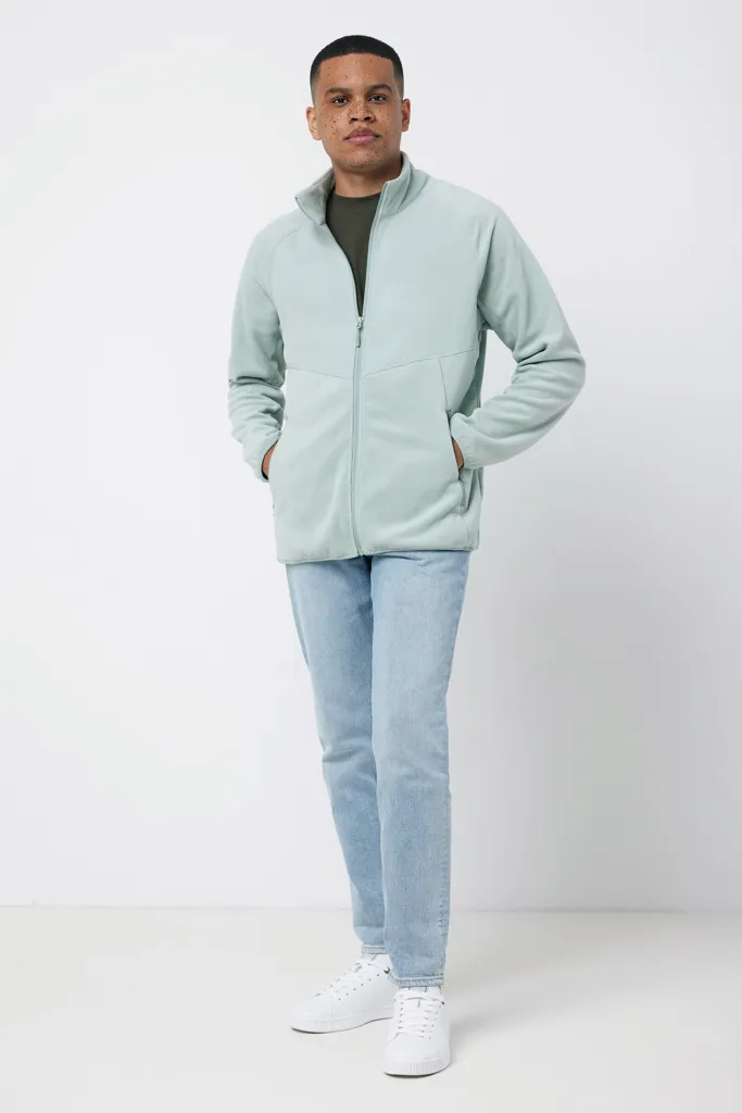 IQONIQ Talung Mikrofleece Jacke aus recyceltem Polyester, Iceberg green – Bild 6