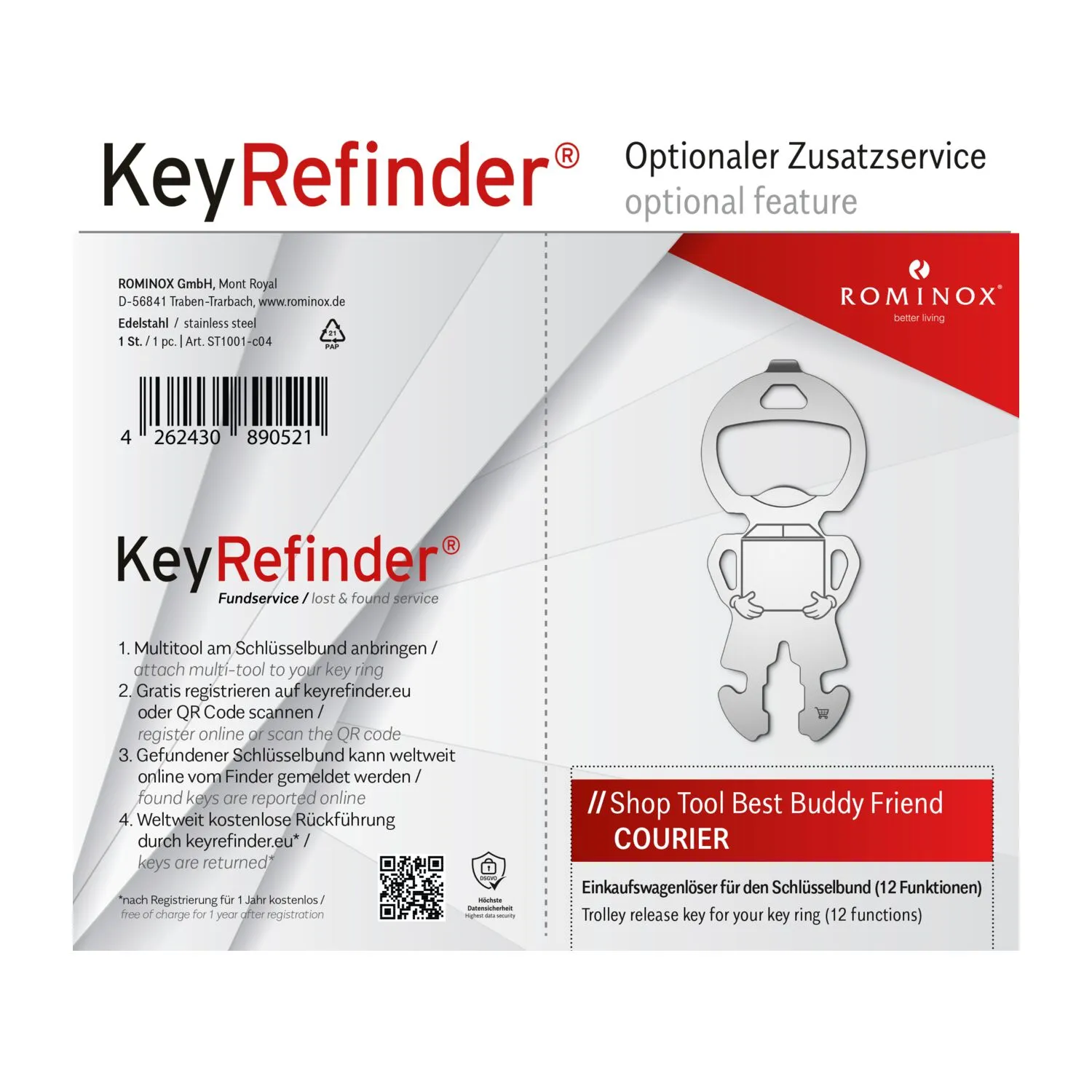 ROMINOX® Best Buddy Friend // Courier, silber – Bild 9