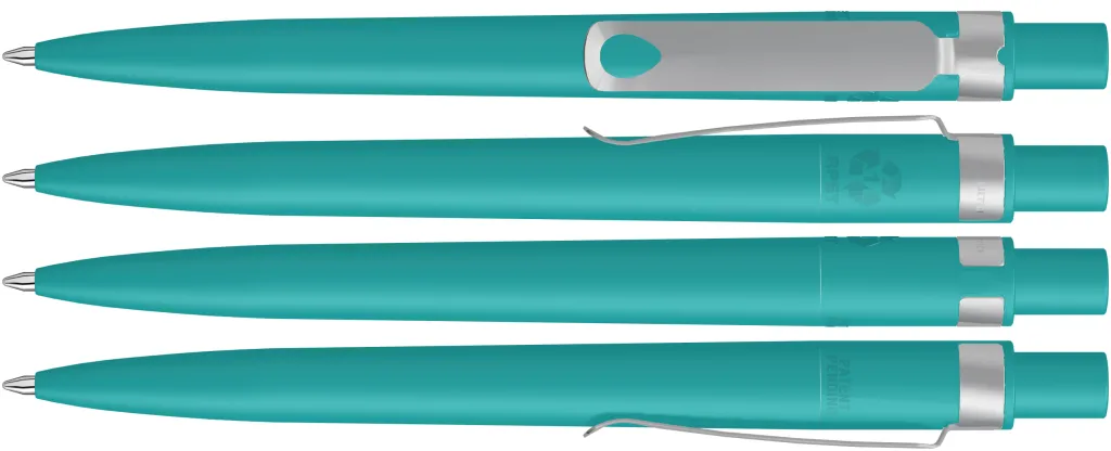 RECYCLED PET PEN CORE F Druckkugelschreiber petrol, petrol – Bild 2