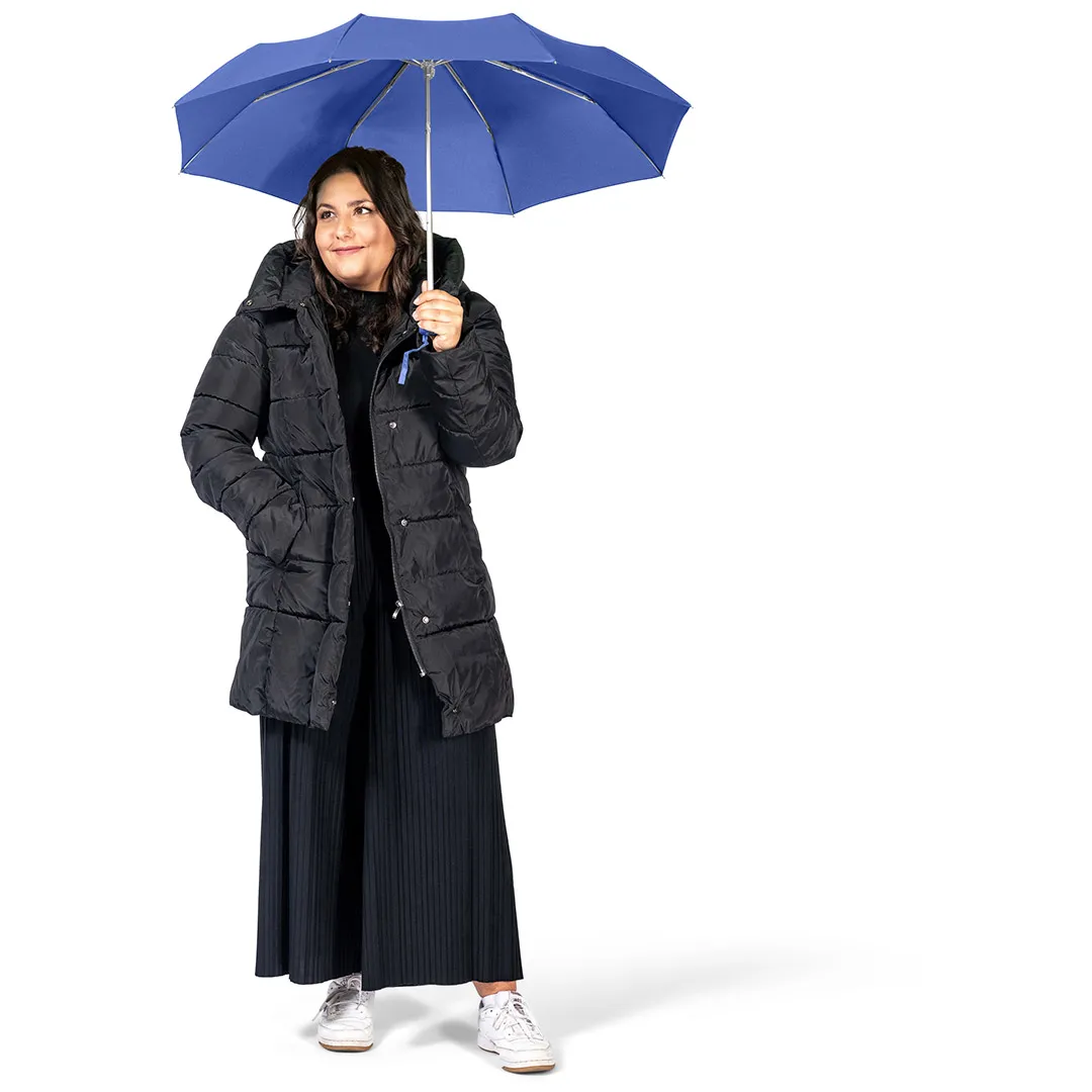 Alu-Mini-Taschenschirm, euroblau – Bild 4
