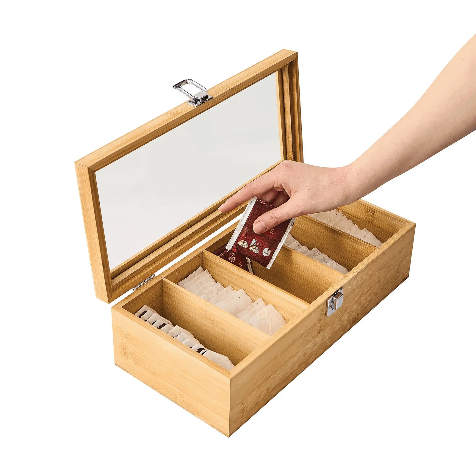 TEA LOUNGE - Teebox braun, braun – Bild 6