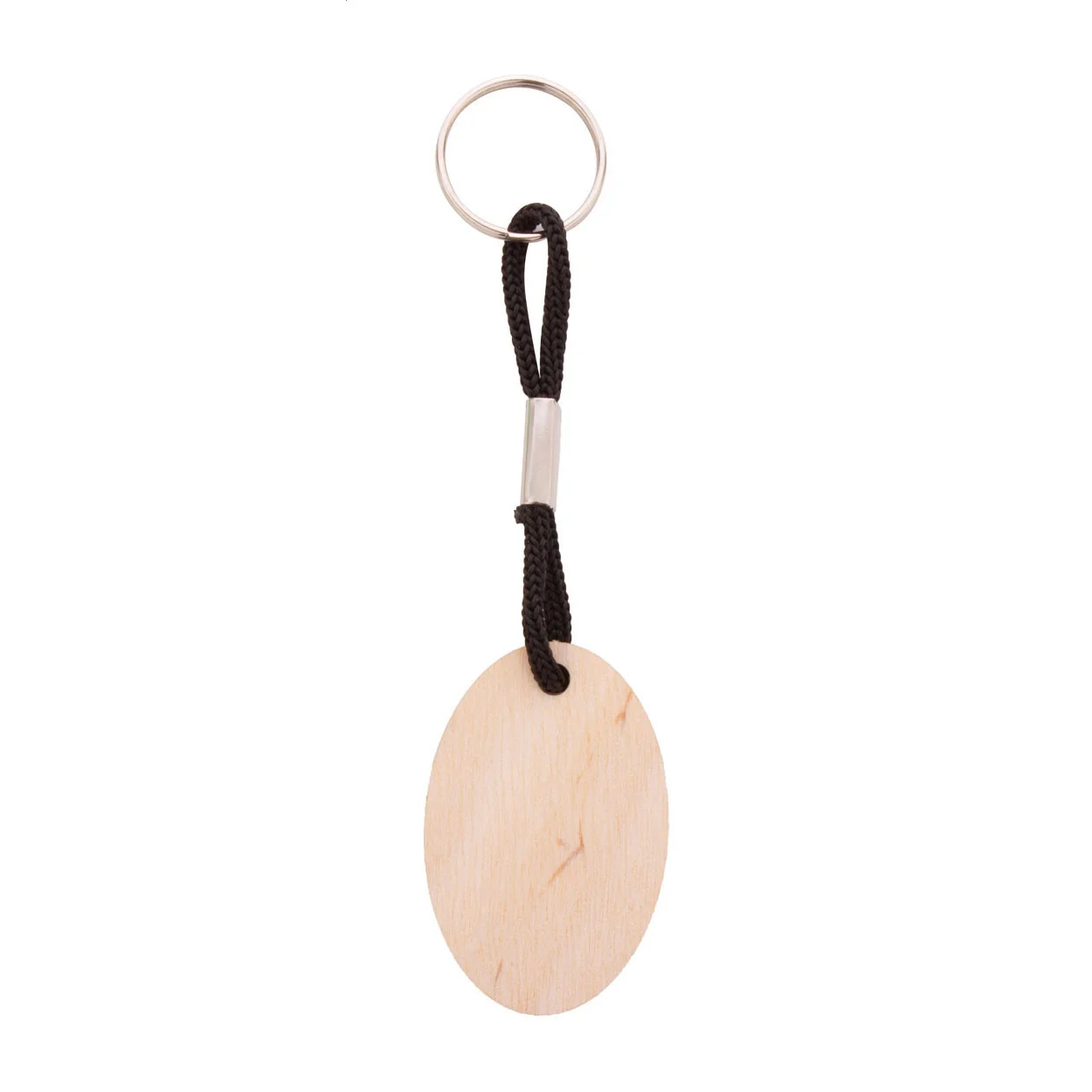 Individueller Schlüsselanhänger Woody Plus B, schwarz, natur – Bild 2