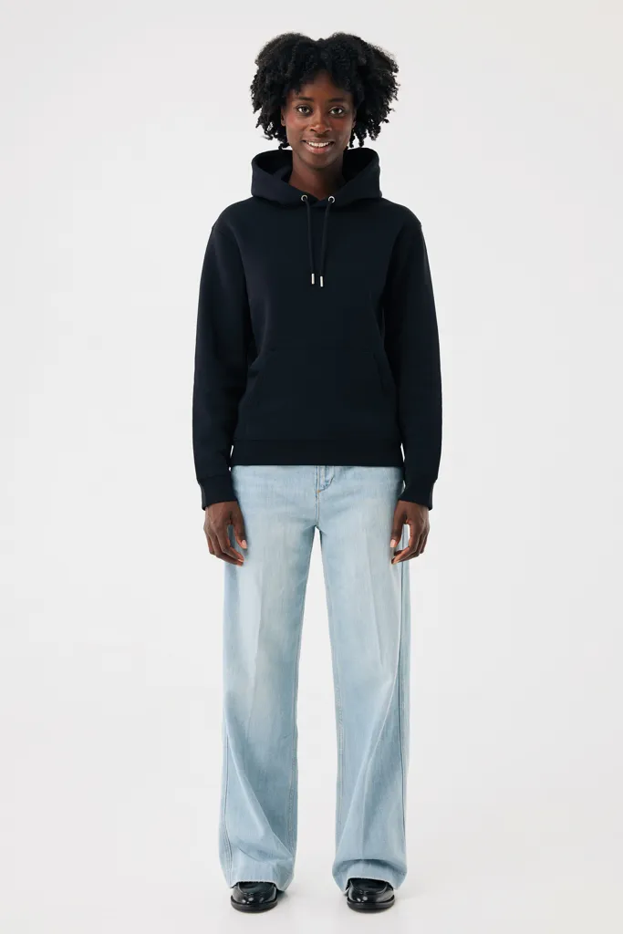 IQONIQ Joshua Hoodie aus recycelter Baumwolle, schwarz – Bild 5