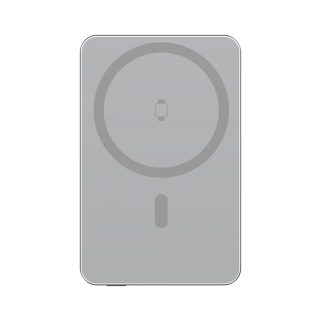 Urban Vitamin Marin 5.000mAh magnet. 15W Wireless Powerbank, silber – Bild 11