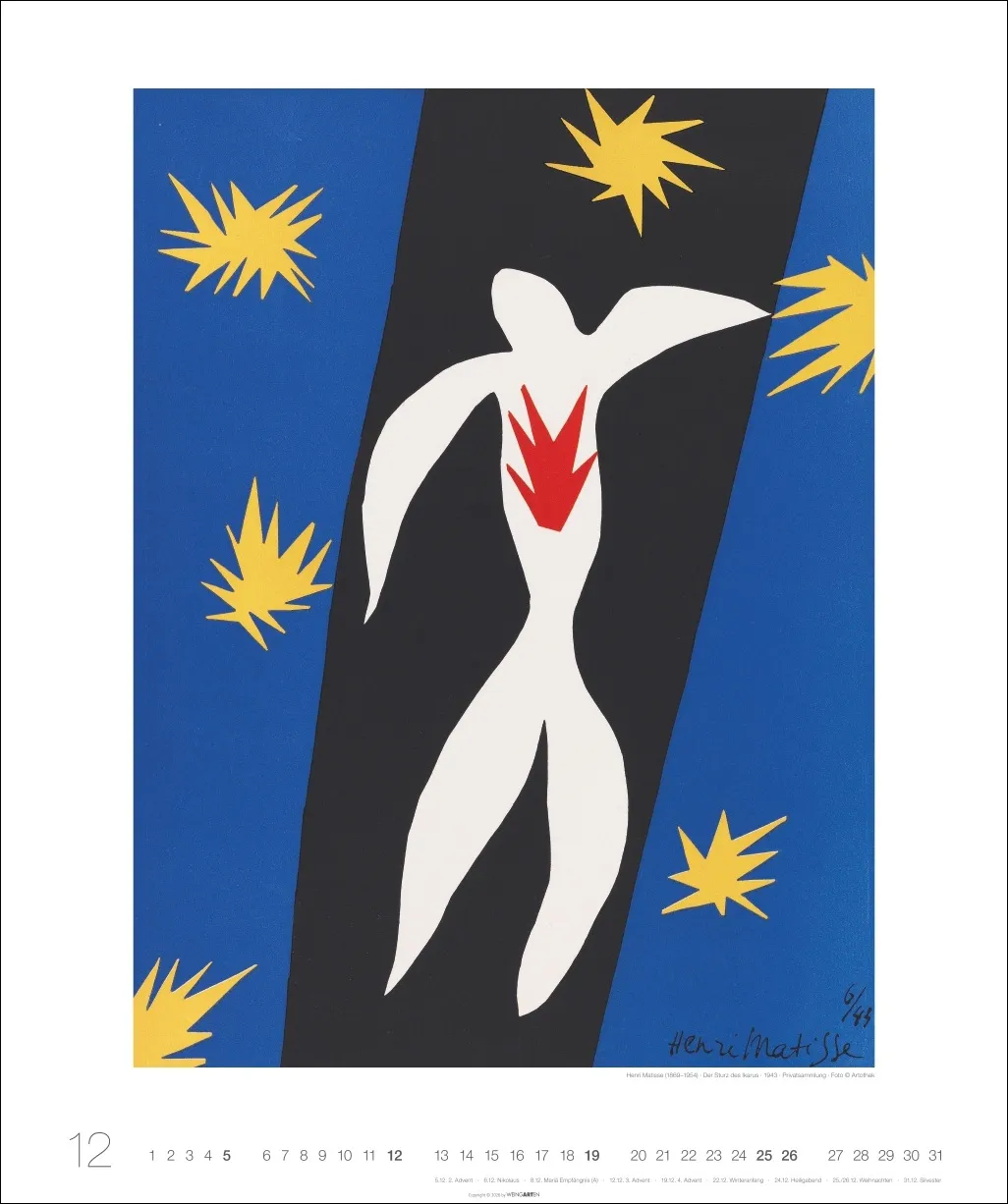 Henri Matisse Edition Wandkalender 2027 – Bild 13