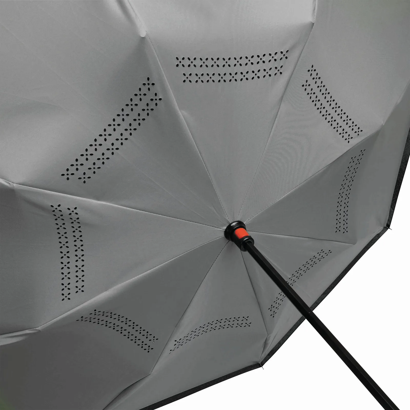 FLIPPED Umbrella, Stockschirm, hellgrau, schwarz – Bild 7