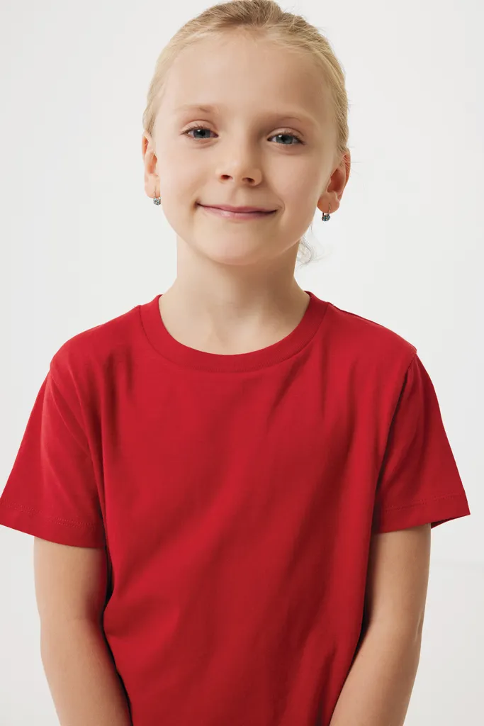 IQONIQ Koli Kids T-Shirt aus recycelter Baumwolle, rot – Bild 7