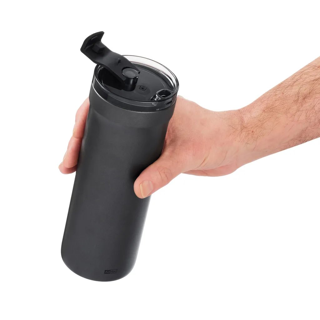 AdHoc Thermobecher Pulse, grau – Bild 4