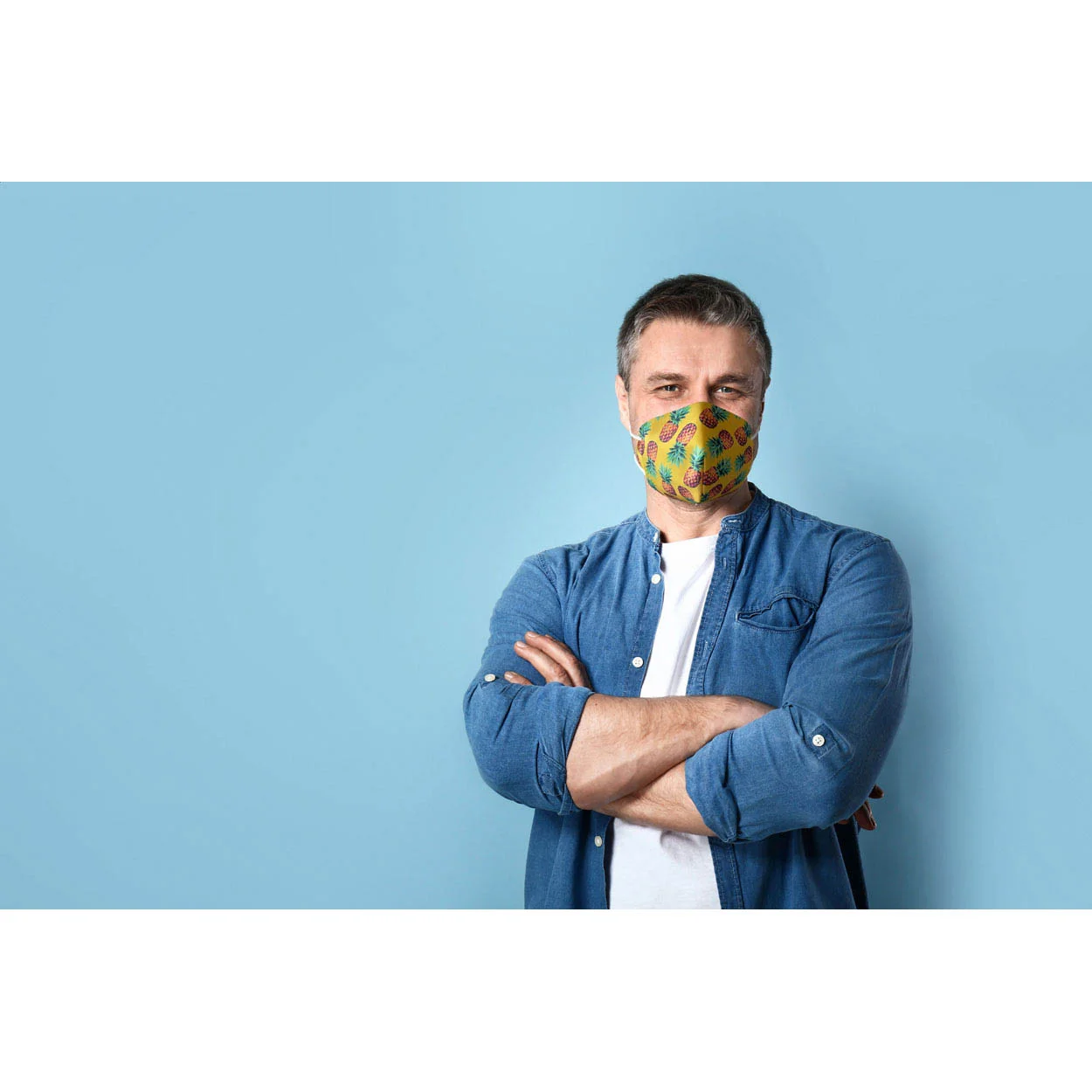 Masken-Cover CreaMask Sleeve, weiß – Bild 7