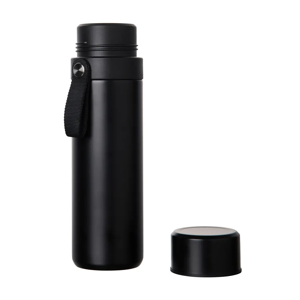 VINGA Tono RCS Thermoskanne mit zwei Bechern, 750ml, schwarz – Bild 2