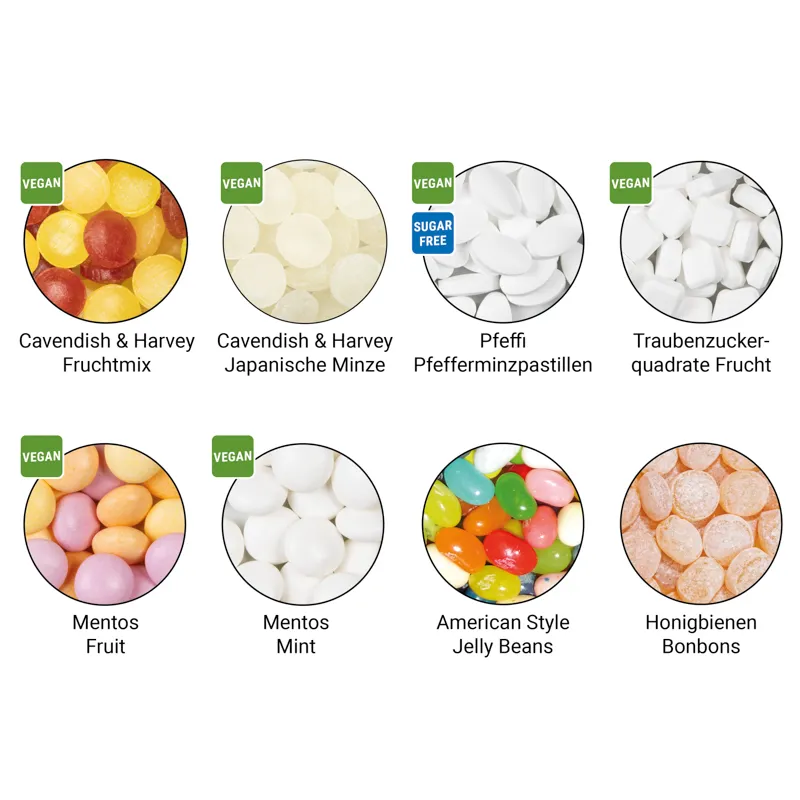 Quick Box, weiß, Pfeffi zuckerfreien Pfefferminzpastillen, weiß – Bild 2