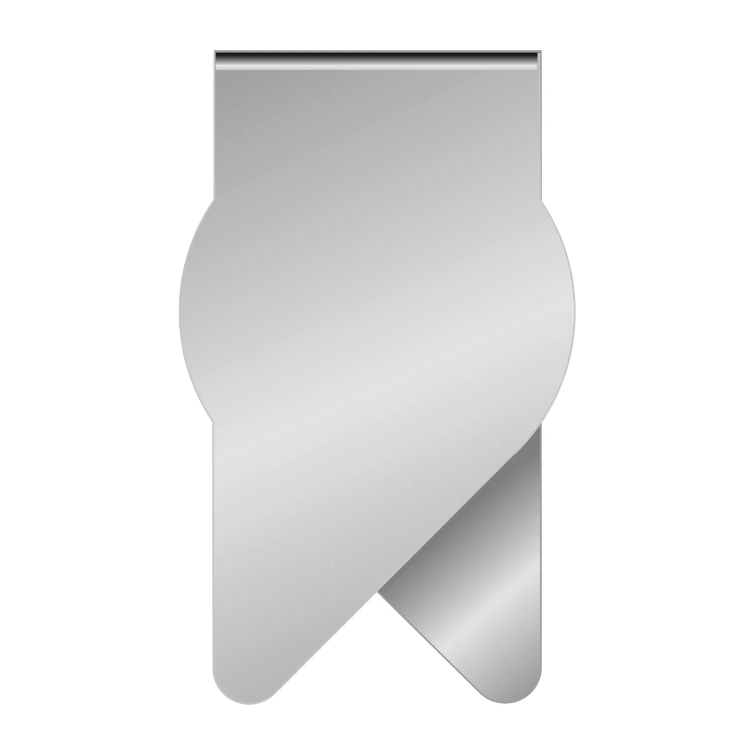 ROMINOX® Mehrweg-Büroklammer X Clip, 5 Varianten, idealer Mailingartikel für Dokumente, bis zu 12 Seiten Klemmkraft, silber – Bild 4
