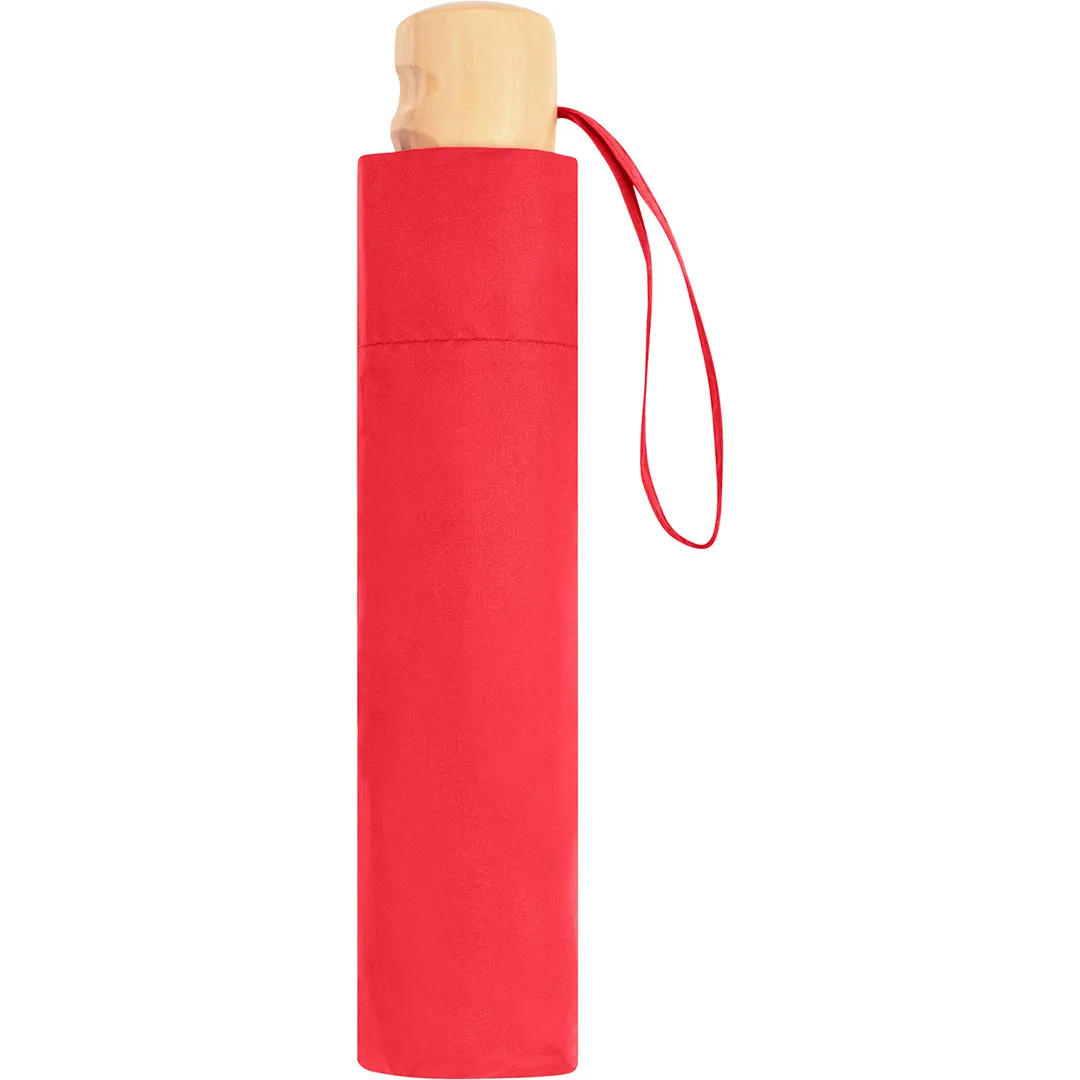Taschenschirm ÖkoBrella, Ø 98 cm, Länge 26,5 cm, rot wS – Bild 5