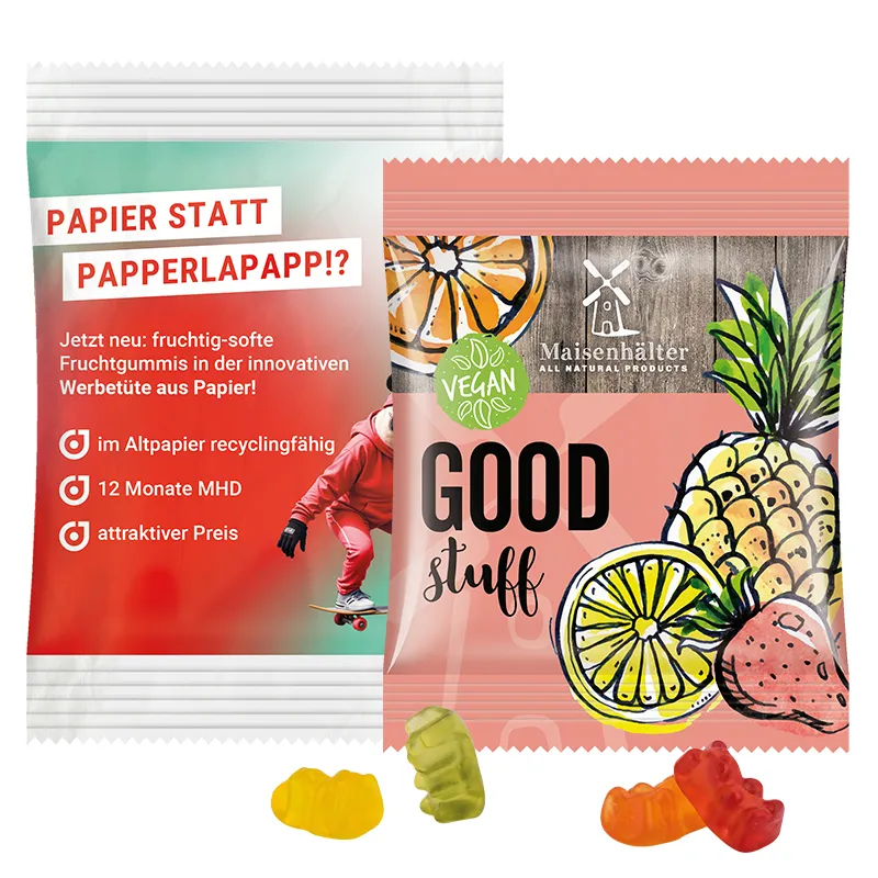 Minitüte 12 g Trolli vegane Fruchtgummi Bärchen