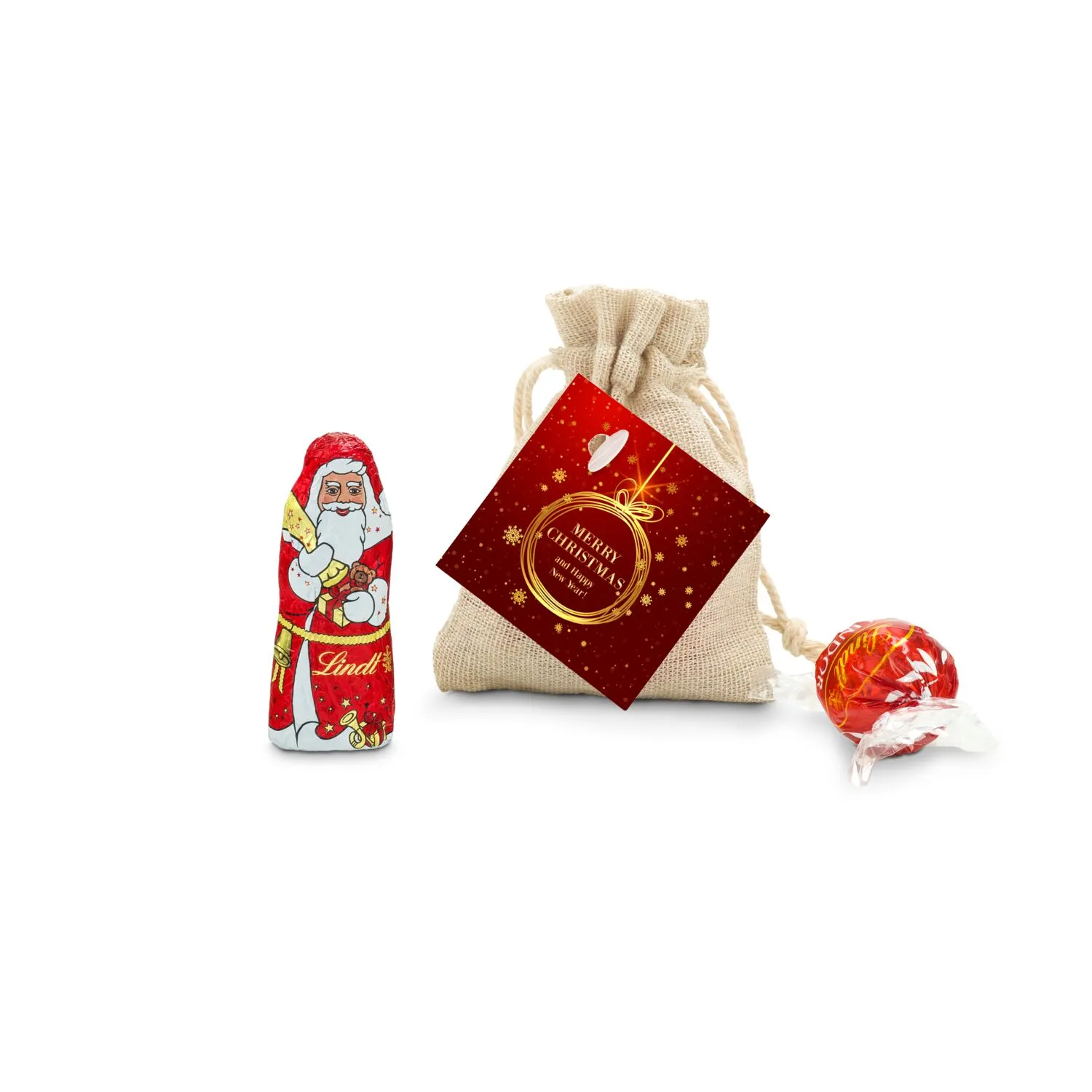 Geschenkset / Präsenteset: Little Santa, rot – Bild 4