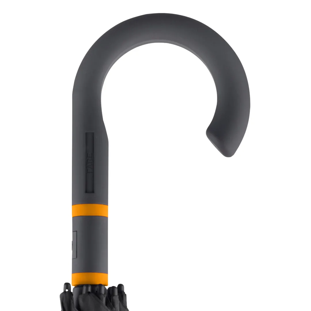 AC-Midsize-Stockschirm FARE® Style, schwarz-orange – Bild 4