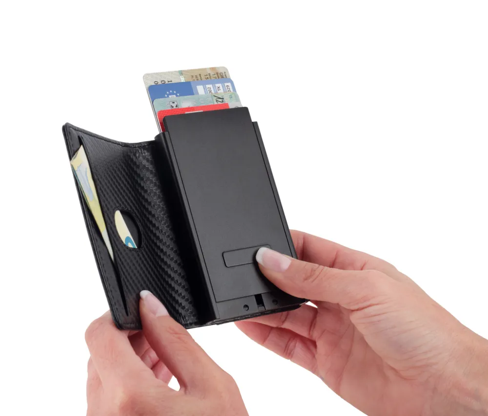 2-in-1 Wallet SHERLOCK HOME carbon optik, carbon optik – Bild 5