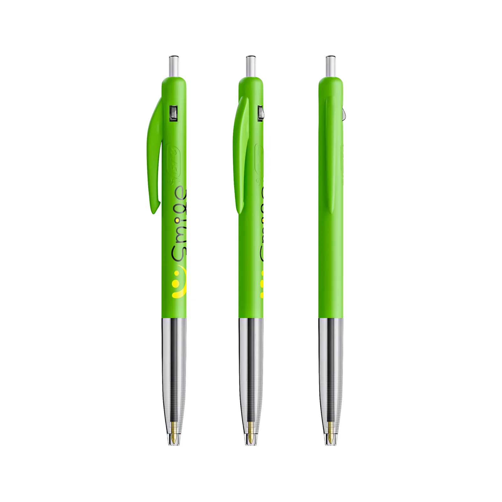 BIC® M10® Clic Kugelschreiber, Apfelgrün – Bild 2