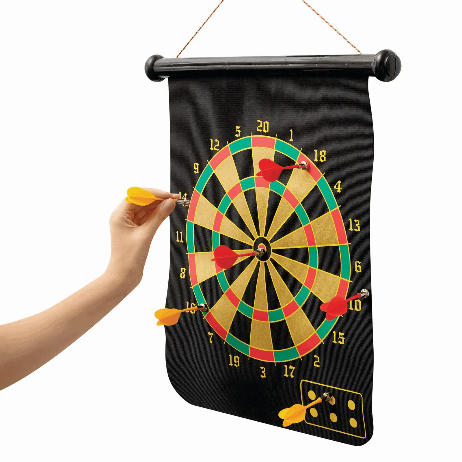 RAYMOND - Magnetisches Dartspiel schwarz, schwarz – Bild 4