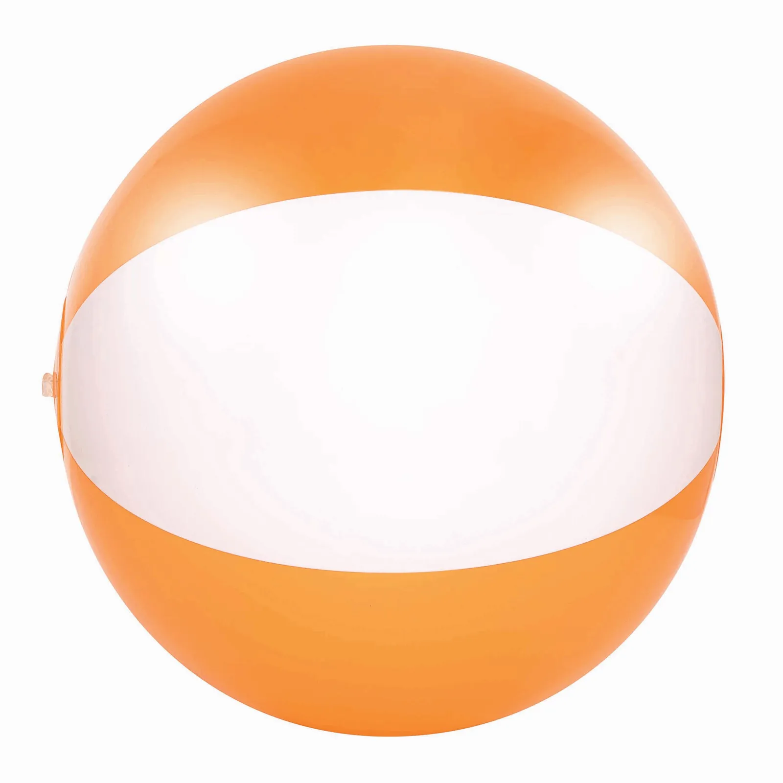 ATLANTIC SHINY - Aufblasbarer Strandball, orange, weiß – Bild 2