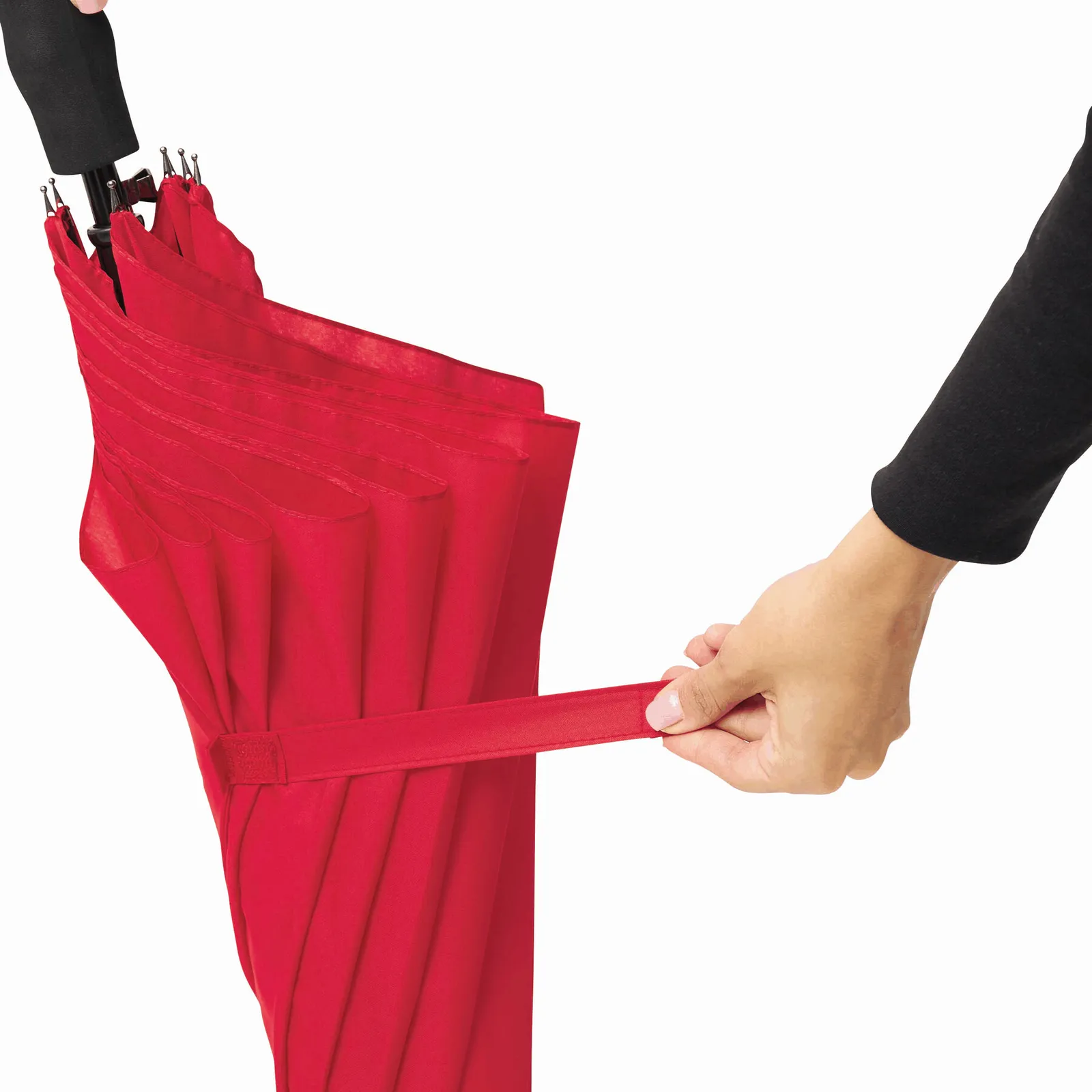 PASSAT - Automatischer Windproof-Golfschirm, rot – Bild 10