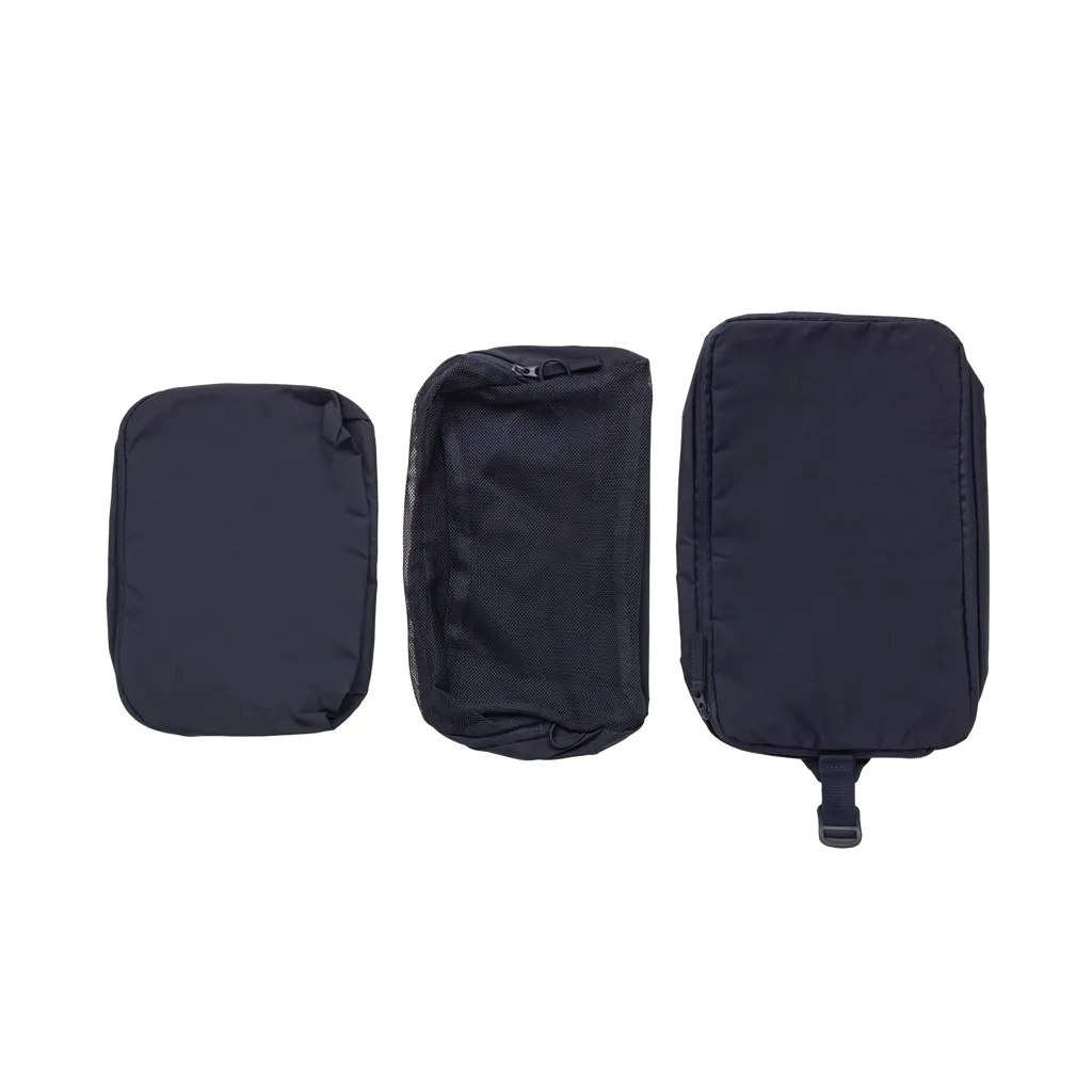 KENTO URBAN Packing Cube Set aus RCS recyceltem Nylon, navy blau – Bild 4