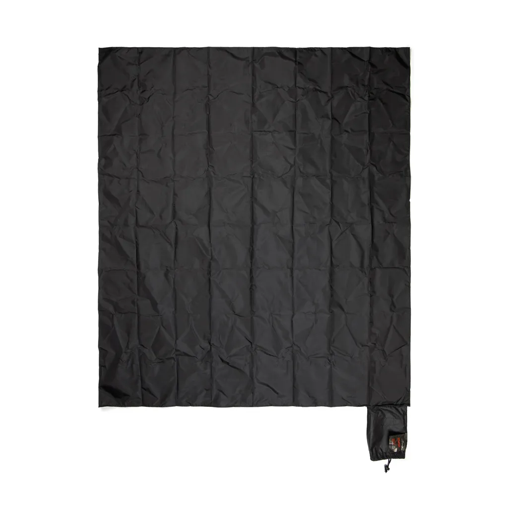 Nordic Drift wasserabweisende GRS Picknickdecke, schwarz – Bild 2