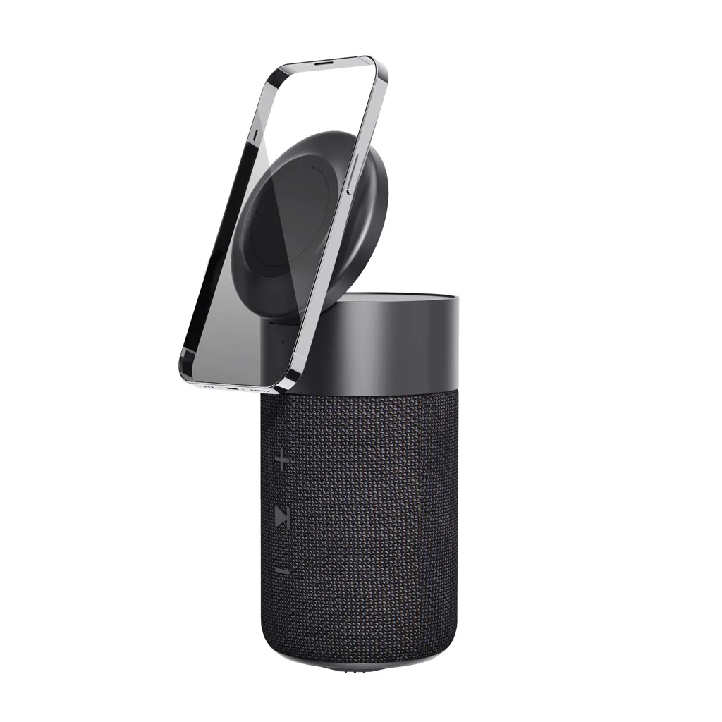 Urban Vitamin Anaheim RCS recycelter 10W Speaker,15W Charger, schwarz – Bild 5