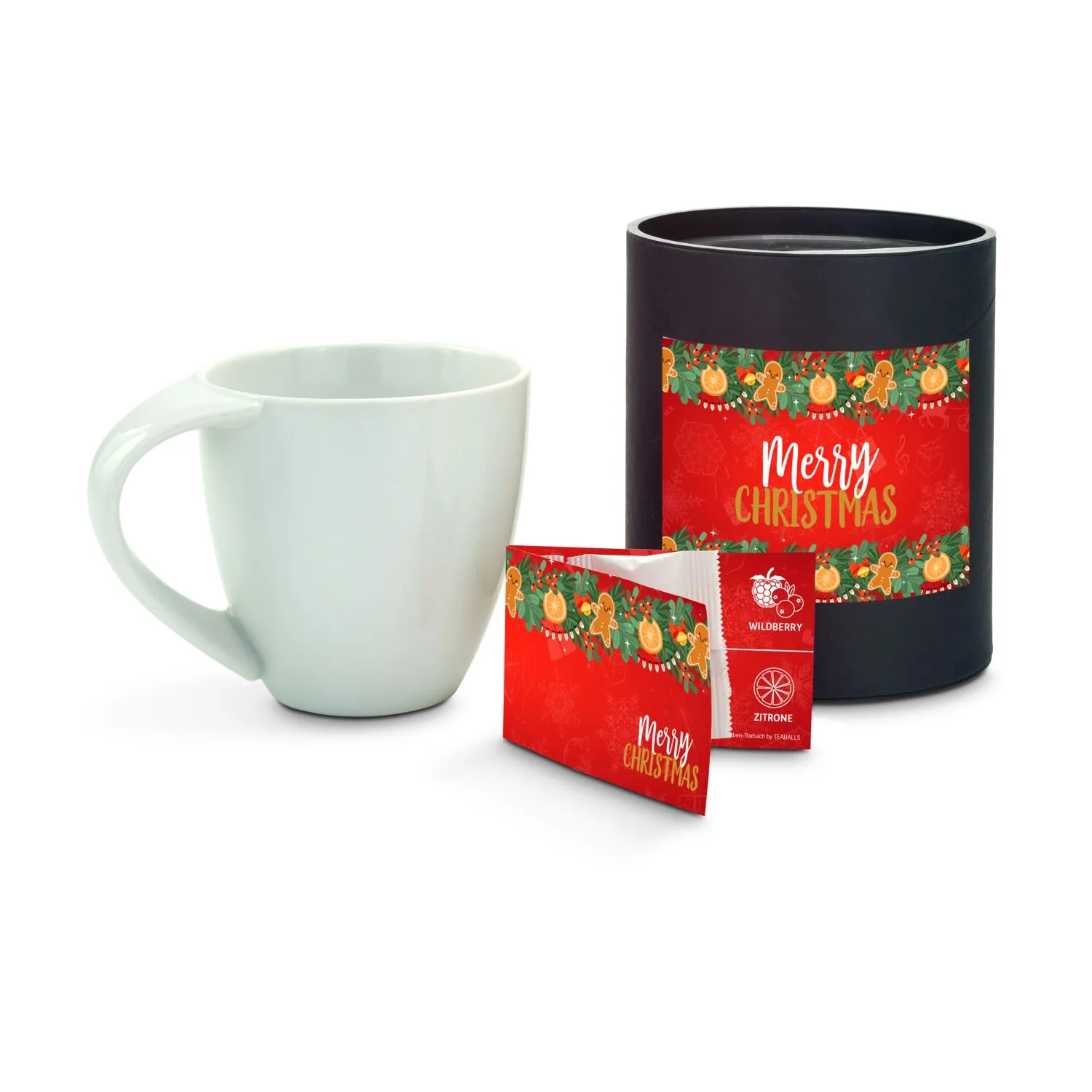 Geschenkset / Präsenteset: Weihnachtliche Teestunde, rot – Bild 3
