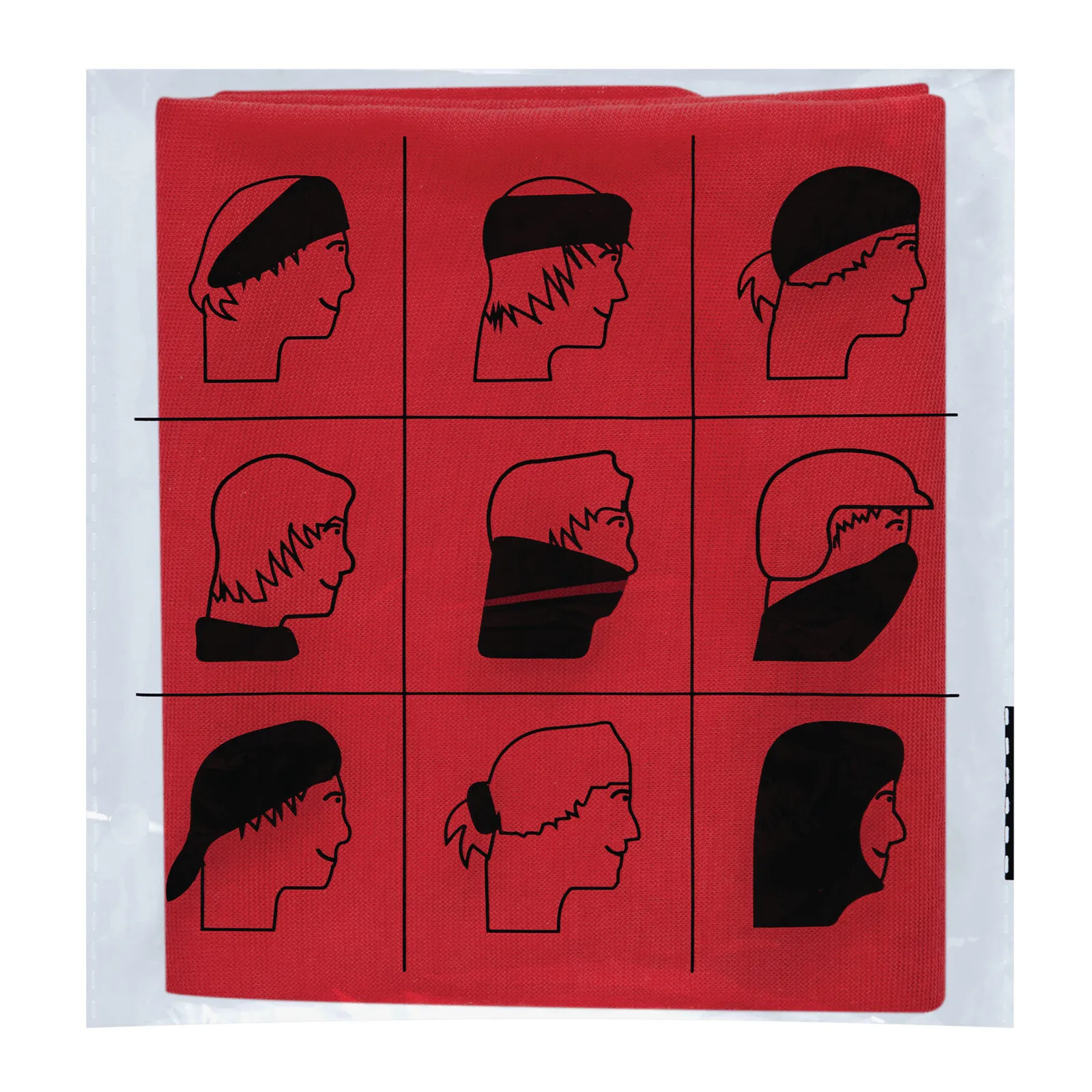 TRENDY - Multifunktionstuch, rot – Bild 3