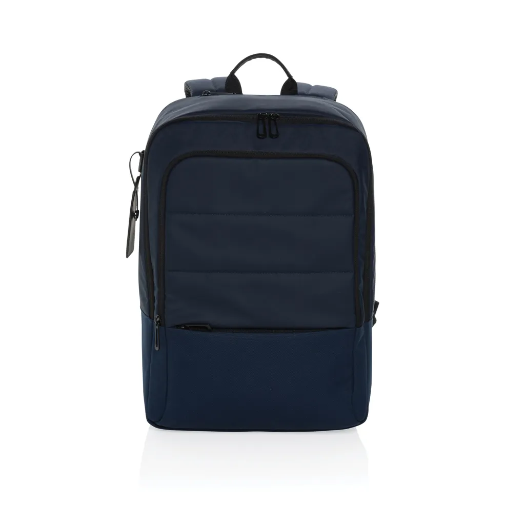 Armond AWARE™ RPET 15.6" Deluxe Laptop-Rucksack, navy blau – Bild 2