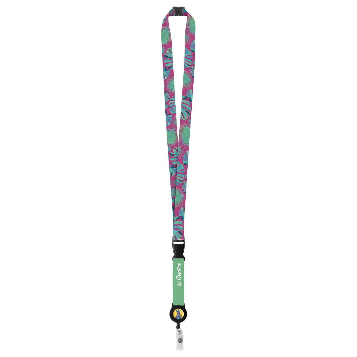 Sublimations-Lanyard Subyard YoYo B Safe, weiß – Bild 4