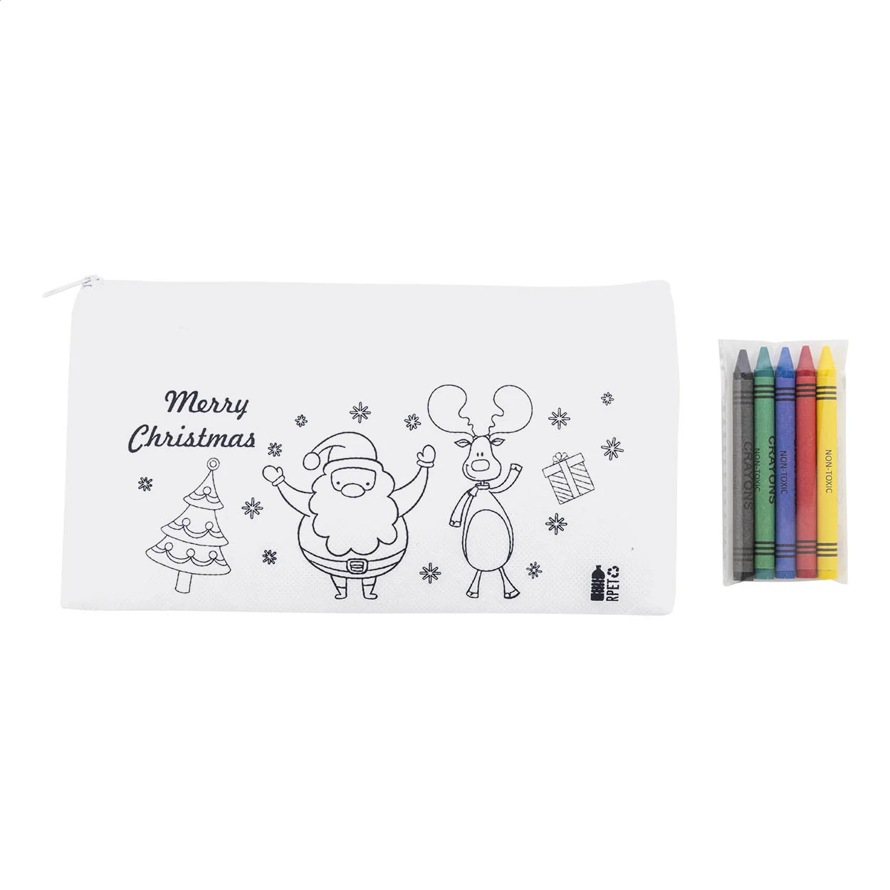 Weihnachts-Stifteetui Julfar Draw zum Ausmalen