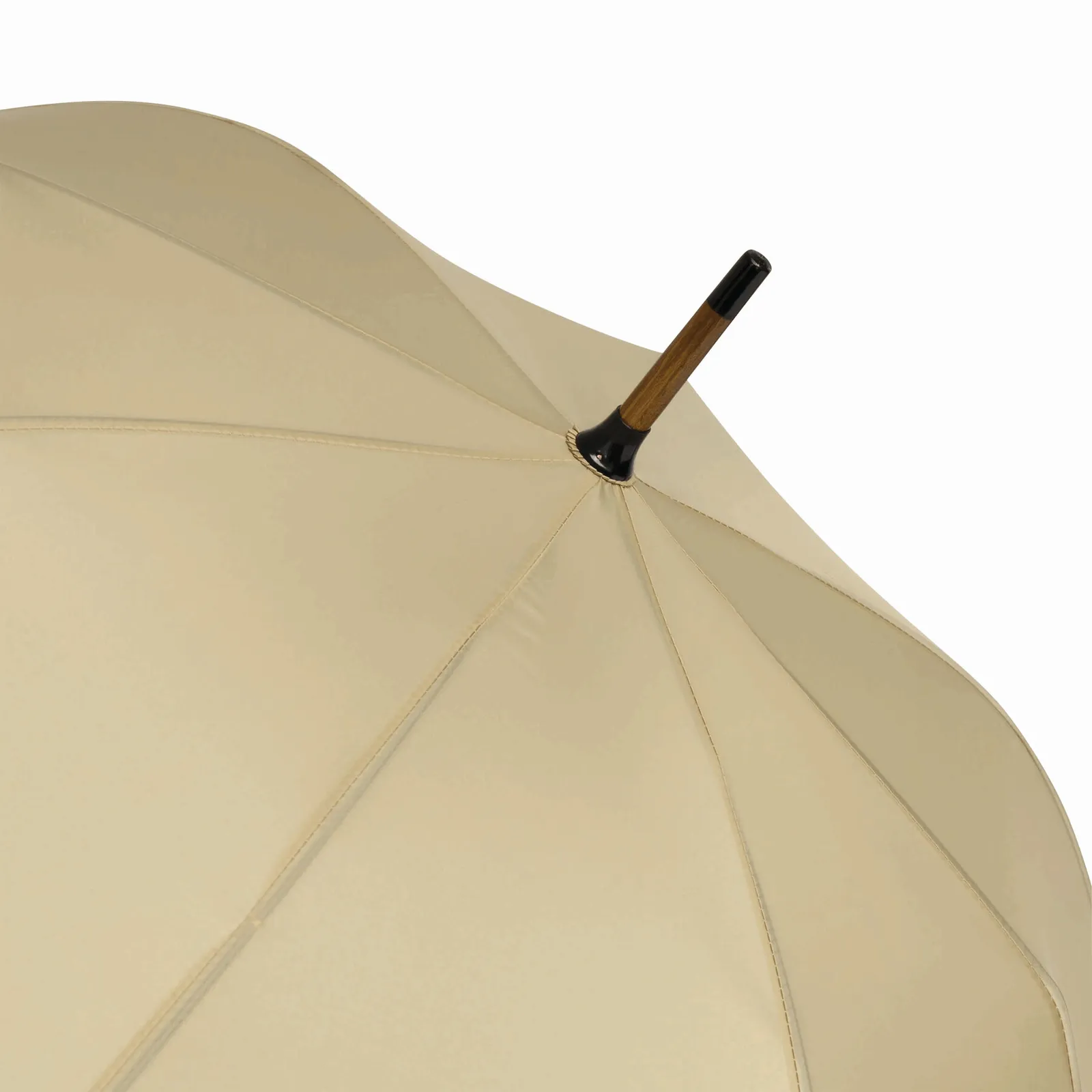 BOOGIE Umbrella, Automatik-Holzstockschirm, beige – Bild 5