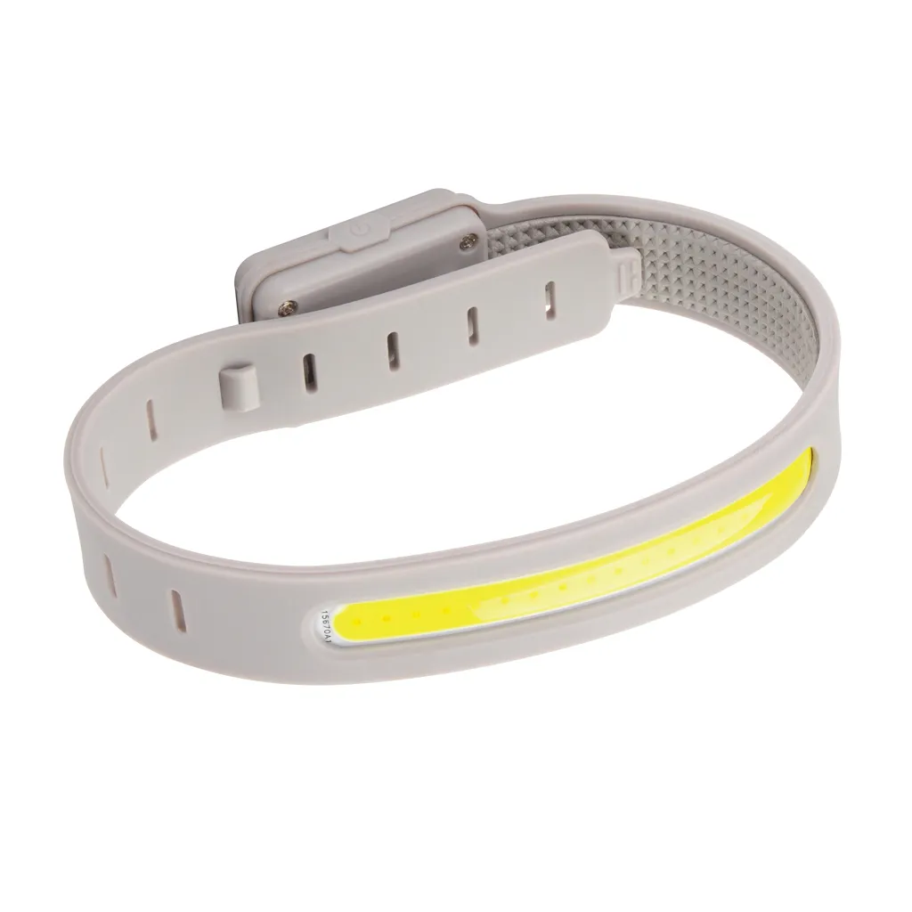 Lumi Sprint wiederaufladbares LED Lauflicht aus RCS rec. ABS, grau – Bild 4