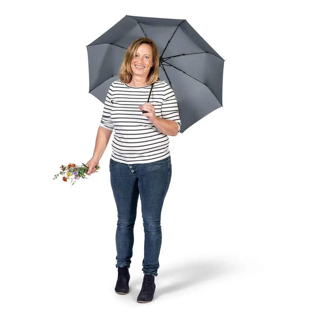 Taschenschirm ÖkoBrella, Ø 98 cm, Länge 27 cm, grau wS – Bild 9