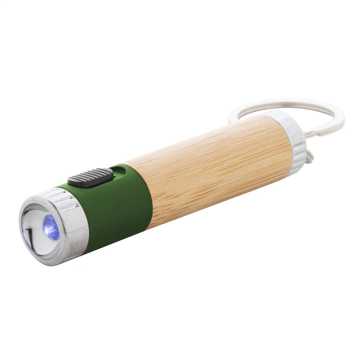 Mini-Taschenlampe Raboo, grün, natur – Bild 2