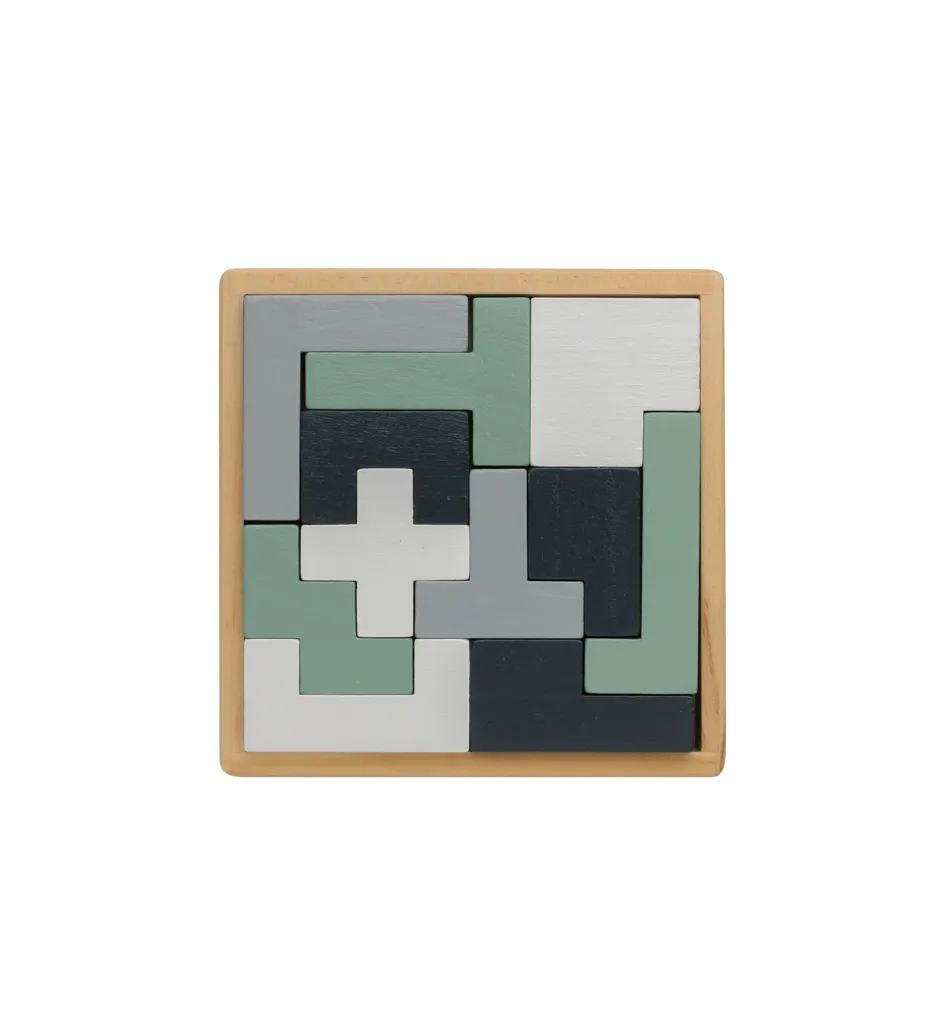 Cree Holz-Puzzle, braun – Bild 2