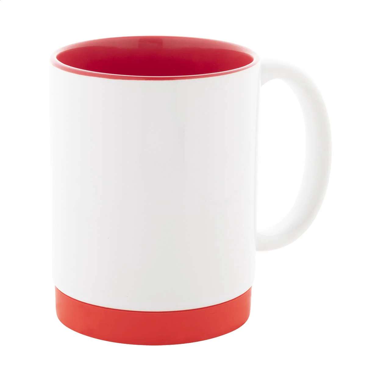 Sublimationstasse MultiColour Plus, rot, weiß – Bild 2