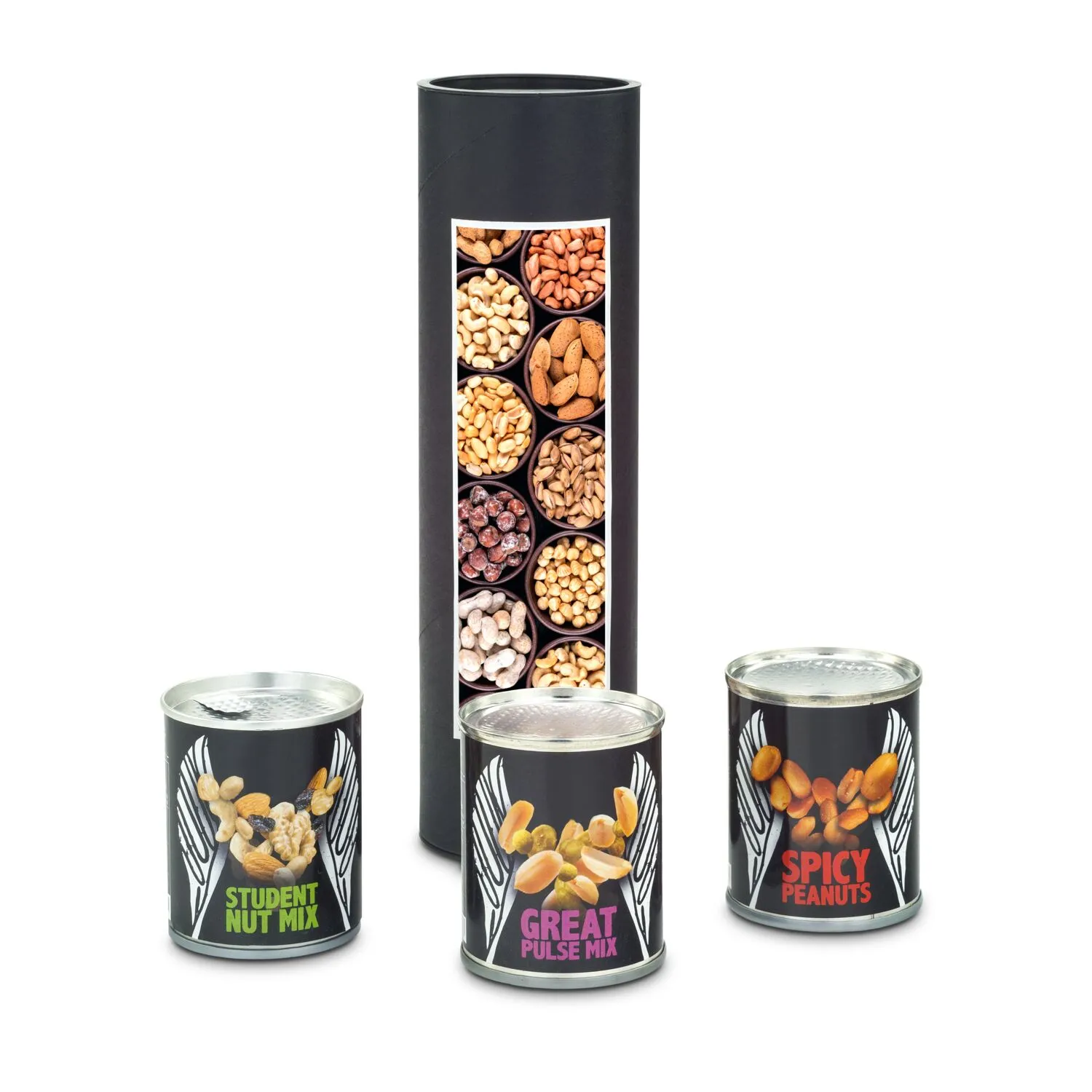 Geschenkset / Präsenteset: Nuss-Trio, schwarz – Bild 3