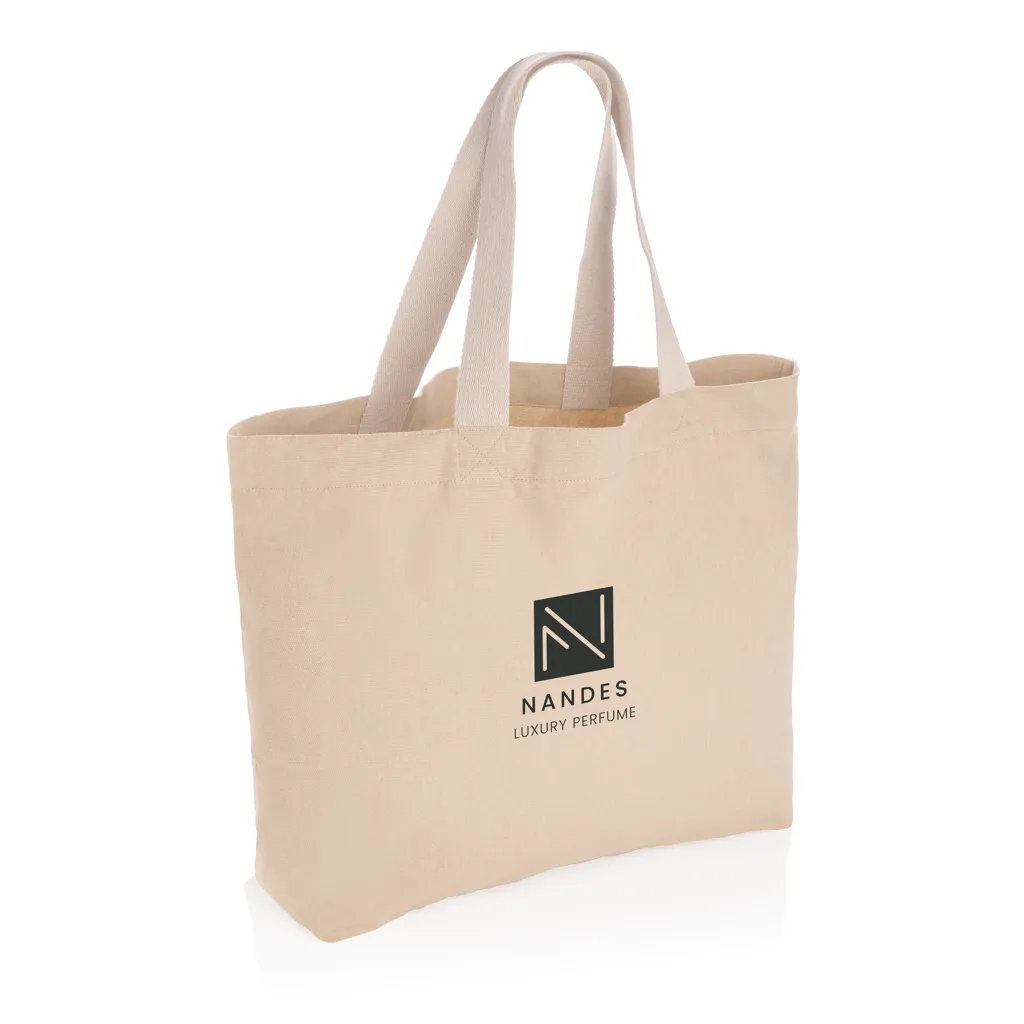 Impact Aware™ 240g/m² große Tasche aus rCanvas, ungefärbt, braun – Bild 3