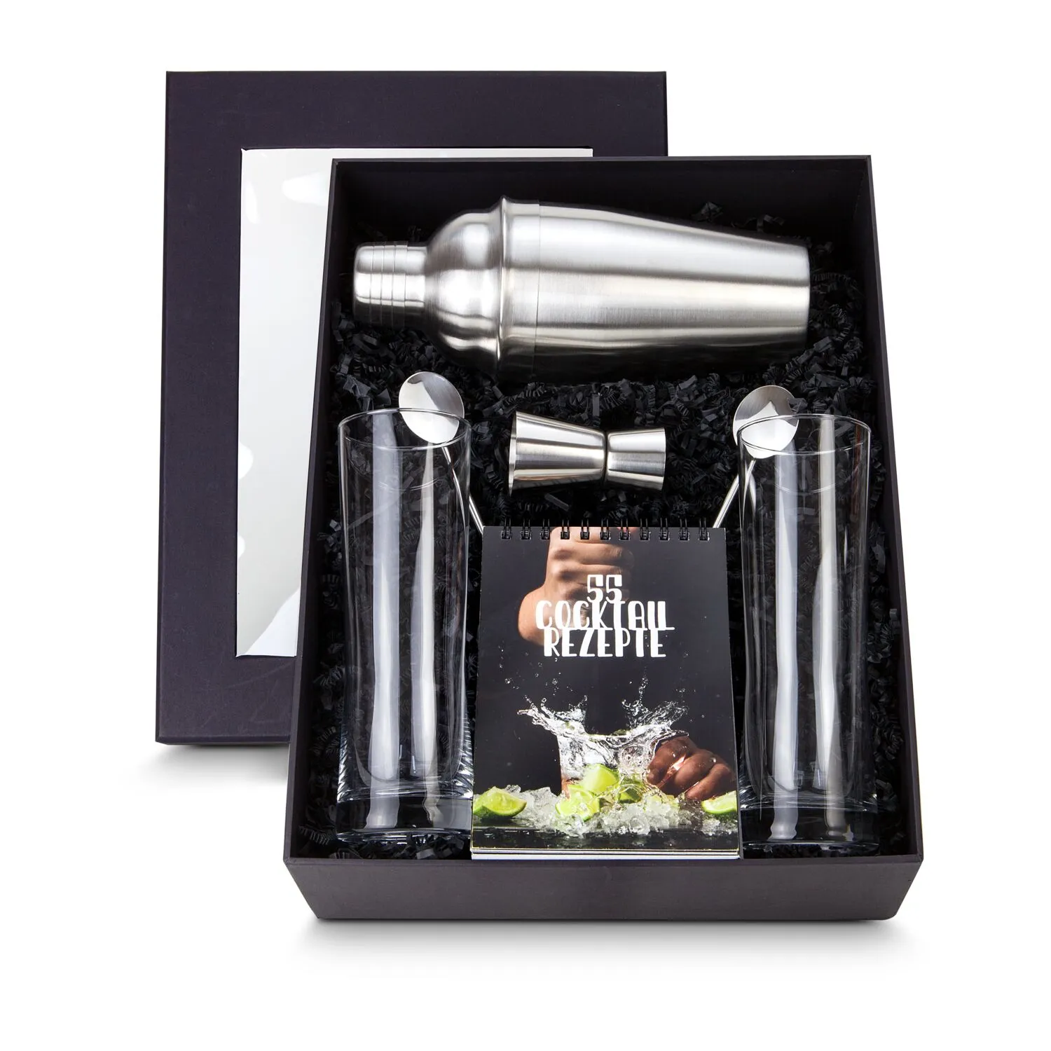 Geschenkset / Präsenteset: Exklusive Cocktail-Box, schwarz – Bild 3