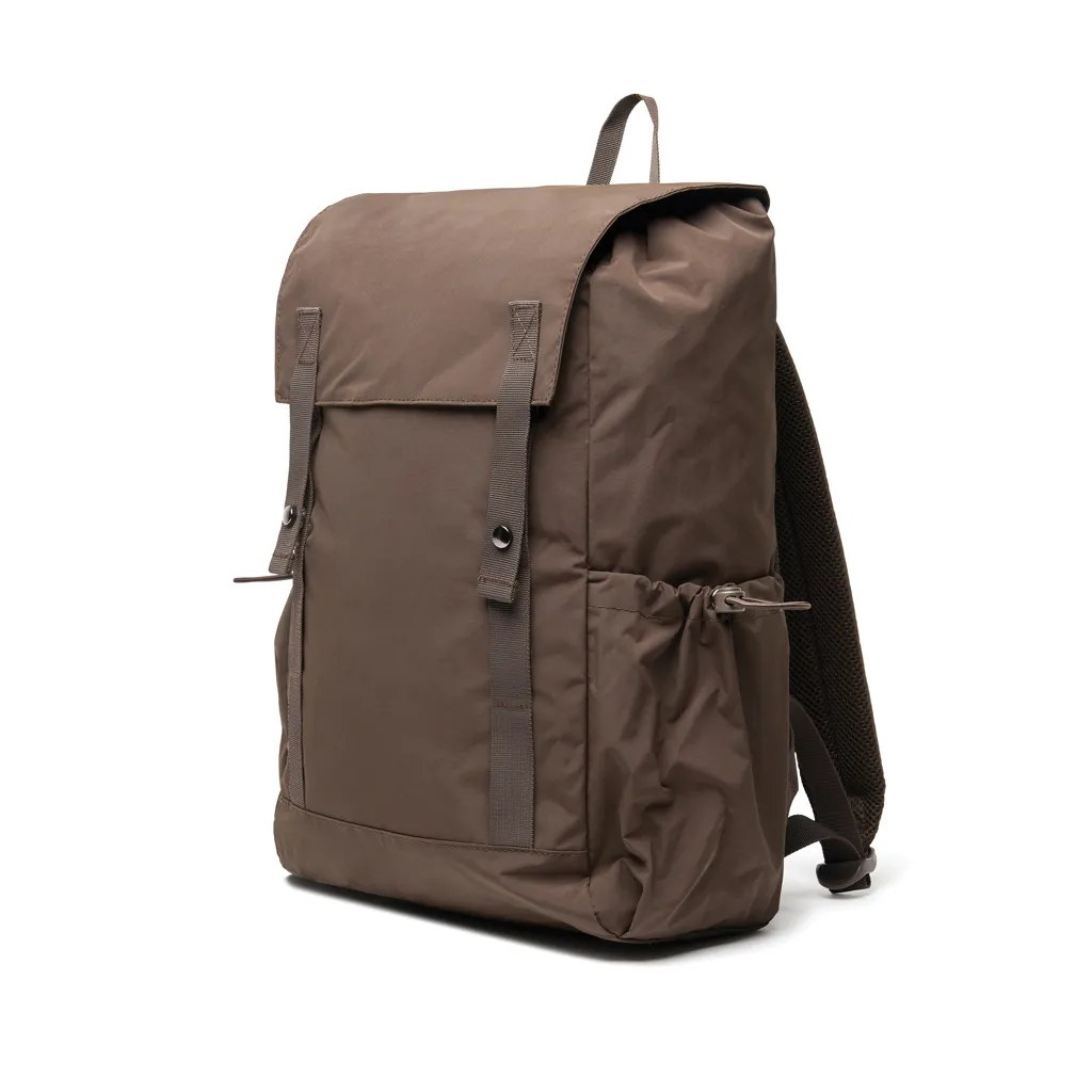 KENTO URBAN Everyday Rucksack aus RCS recyceltem Nylon, braun – Bild 2