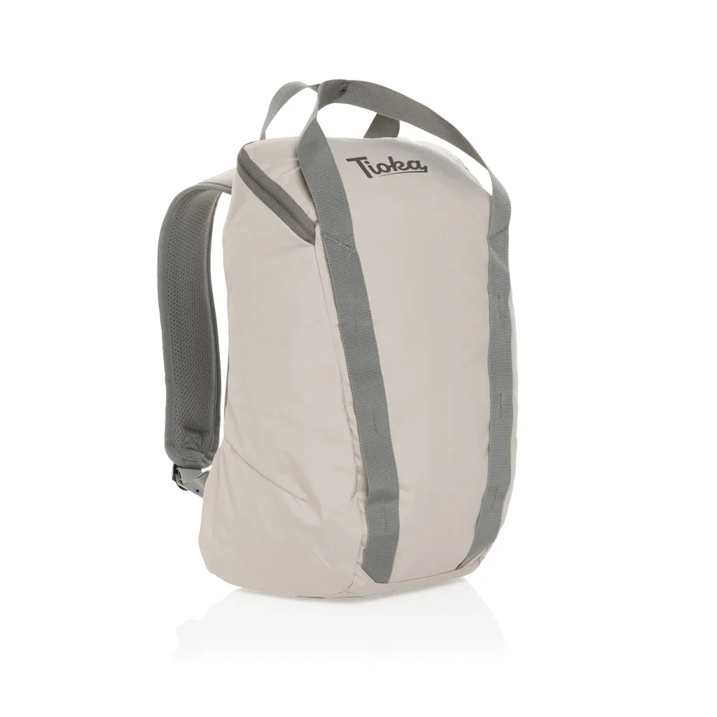 Sienna AWARE™ RPET 14" Everyday Laptop-Rucksack, beige – Bild 6