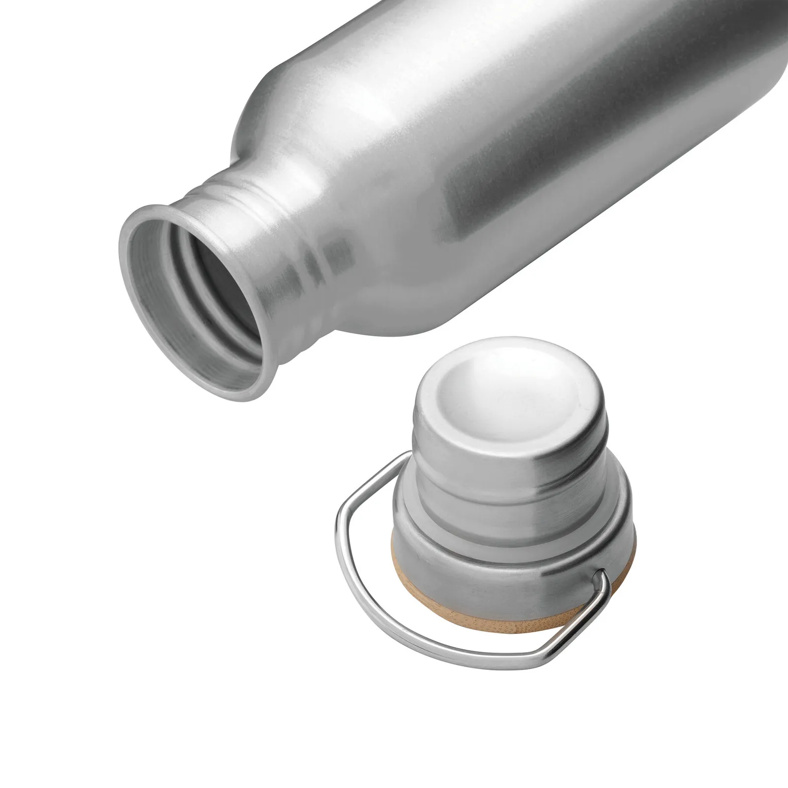 MECOZI TRANSIT - Aluminium Trinkflasche, silber – Bild 8
