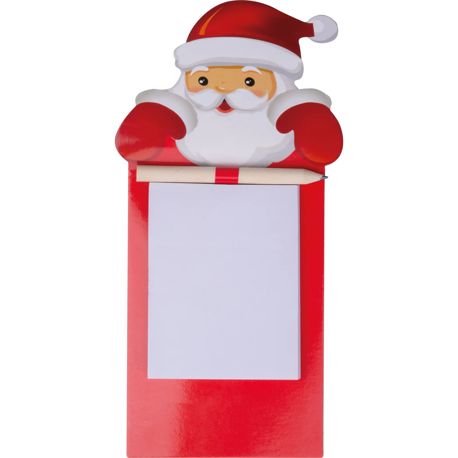 Weihnachts-Notizblock Victorville, rot – Bild 3