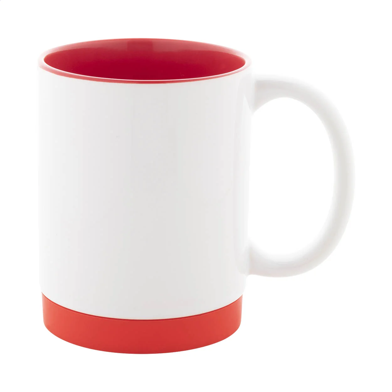 Sublimationstasse MultiColour Plus, rot, weiß – Bild 4