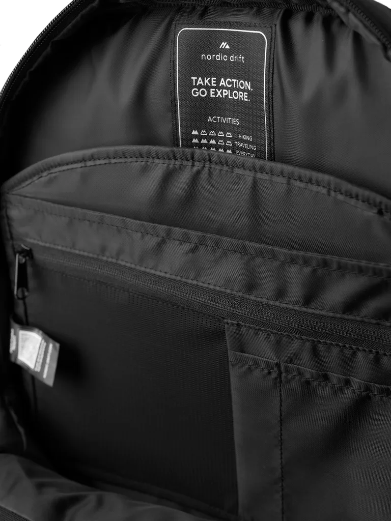 Nordic Drift Trail RCS Daypack Summit 25L, schwarz – Bild 5