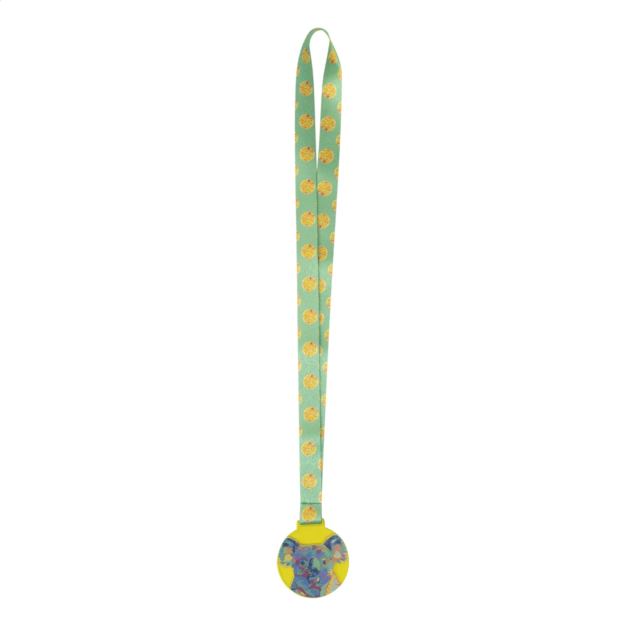 Individuelle Medaille Subdal Colour, gelb/transparent – Bild 2